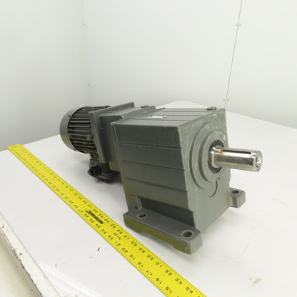 Lenze GST07-3M VBR 080C42 97.708 Ratio 0.1.30kW Inline Gear Motor 17.4RPM 3PH