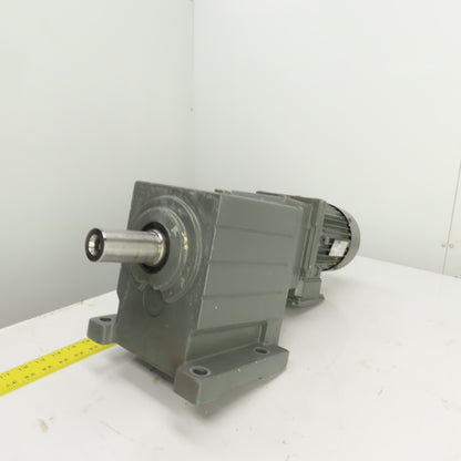 Lenze GST07-3M VBR 080C42 97.708 Ratio 0.1.30kW Inline Gear Motor 17.4RPM 3PH
