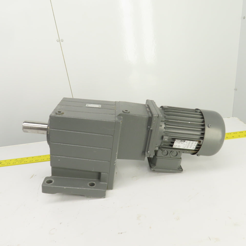Lenze GST07-3M VBR 080C42 97.708 Ratio 0.1.30kW Inline Gear Motor 17.4RPM 3PH