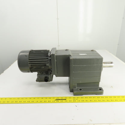 Lenze GST07-3M VBR 080C42 97.708 Ratio 0.1.30kW Inline Gear Motor 17.4RPM 3PH