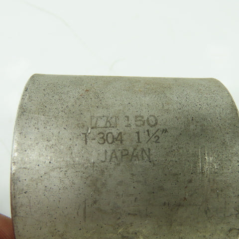 Galvanized Pipe Coupling 304 1-1/2" Lot Of 2