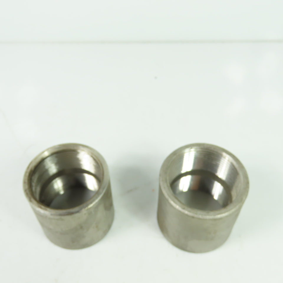 Galvanized Pipe Coupling 304 1-1/2" Lot Of 2