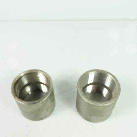 Galvanized Pipe Coupling 304 1-1/2" Lot Of 2