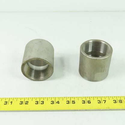 Galvanized Pipe Coupling 304 1-1/2" Lot Of 2