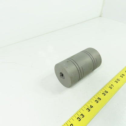 5/8" Flexible Aluminum Shaft Coupling 4" Long