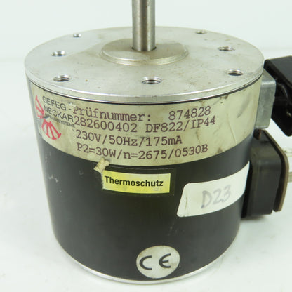 Gefeg Neckar 282600402 DF822/IP44 AC Motor 230V 50Hz 175mA