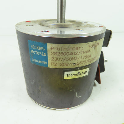 Gefeg Neckar Motoren 282600402 DF822/IP44 AC Motor 230V 50Hz 175mA
