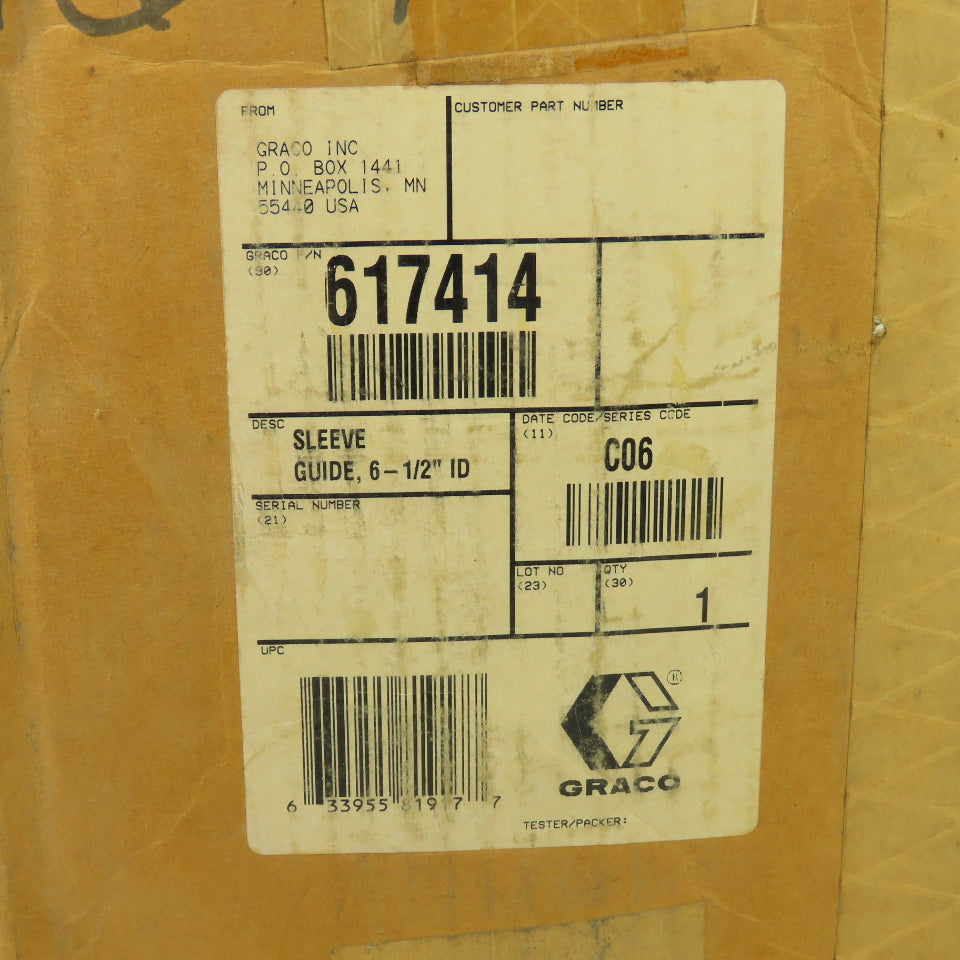 Graco 617414 Sleeve Guide 6-1/2" ID C76440