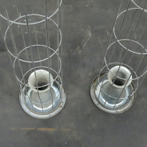Menardi 72" L x 6" Steel Dust Filter Bag Cage Lot Of 4