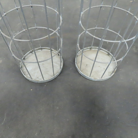 72" L x 6" Steel Dust Filter Bag Cage Lot Of 6