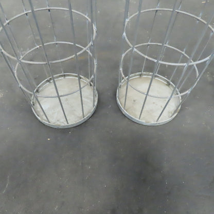 72" L x 6" Steel Dust Filter Bag Cage Lot Of 6