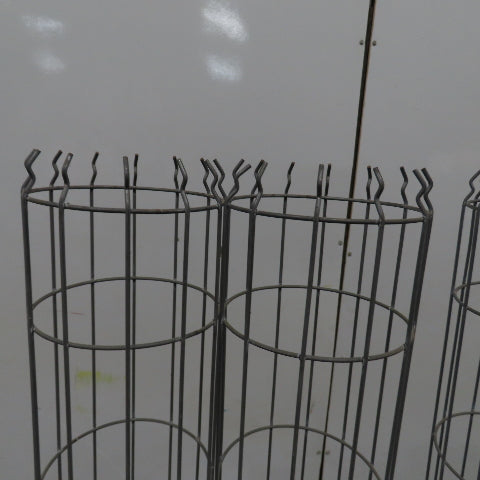 72" L x 6" Steel Dust Filter Bag Cage Lot Of 6
