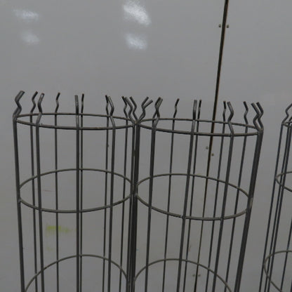 72" L x 6" Steel Dust Filter Bag Cage Lot Of 6