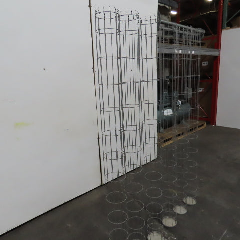 72" L x 6" Steel Dust Filter Bag Cage Lot Of 6