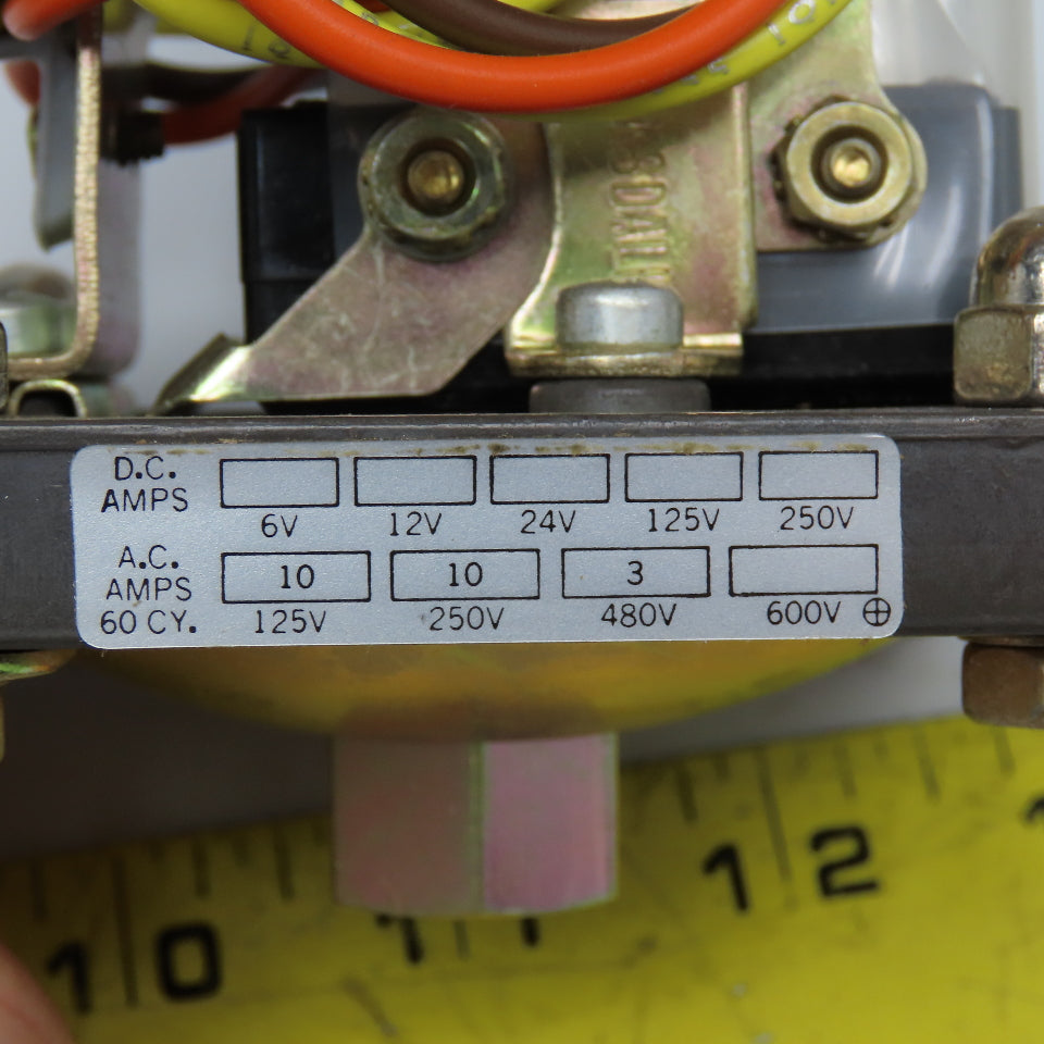 Barksdale D2S-A3 480V Max Pressure Switch 60Hz .03-.3PSI