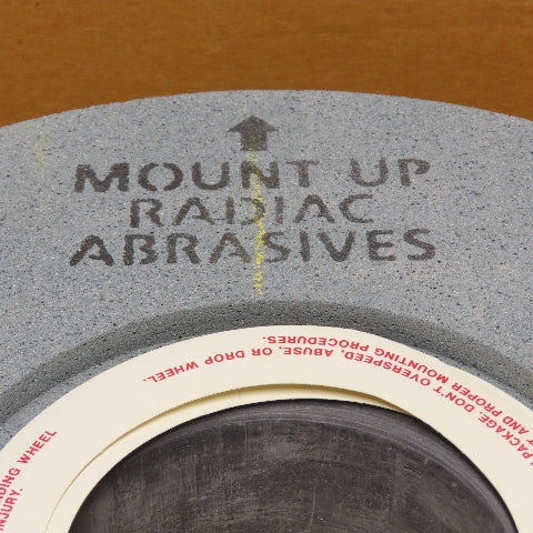 Radiac Abrasives 6C150 6+800F Centerless Grinding Wheel 16"x5" 1555RPM 5" Arbor