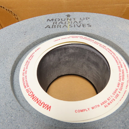 Radiac Abrasives 6C150 6+800F Centerless Grinding Wheel 16"x5" 1555RPM 5" Arbor