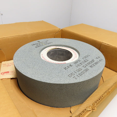 Radiac Abrasives 6C150 6+800F Centerless Grinding Wheel 16"x5" 1555RPM 5" Arbor