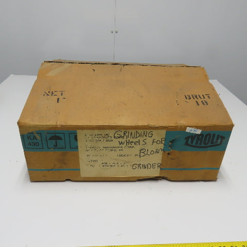 Tyrolit 38237600501 Grinding Wheel 16" x 3" 1640RPM 5" Arbor 89A 602 H 9A V 2