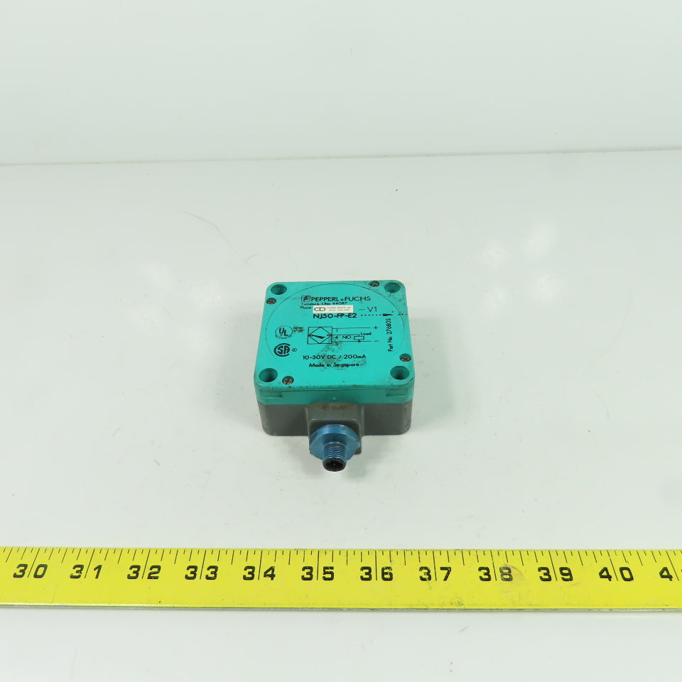 Pepperl & Fuchs NJ50-FP-E2 Inductive Proximity Sensor 10-30VDC 200mA