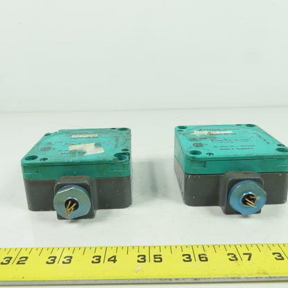 Pepperl & Fuchs NJ50-FP-E2 Inductive Proximity Sensor 10-30VDC 200mA Lot Of 2