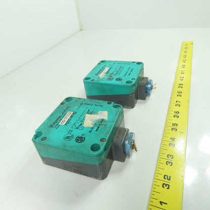 Pepperl & Fuchs NJ50-FP-E2 Inductive Proximity Sensor 10-30VDC 200mA Lot Of 2