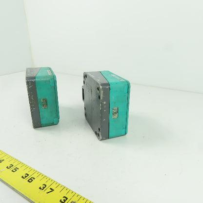 Pepperl & Fuchs NJ50-FP-E2 Inductive Proximity Sensor 10-30VDC 200mA Lot Of 2