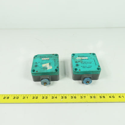 Pepperl & Fuchs NJ50-FP-E2 Inductive Proximity Sensor 10-30VDC 200mA Lot Of 2