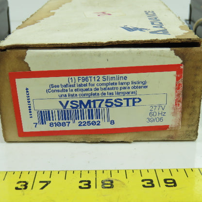 Advance VSM175STP Slimline Instant Start Ballast 277V 60Hz Lot Of 2