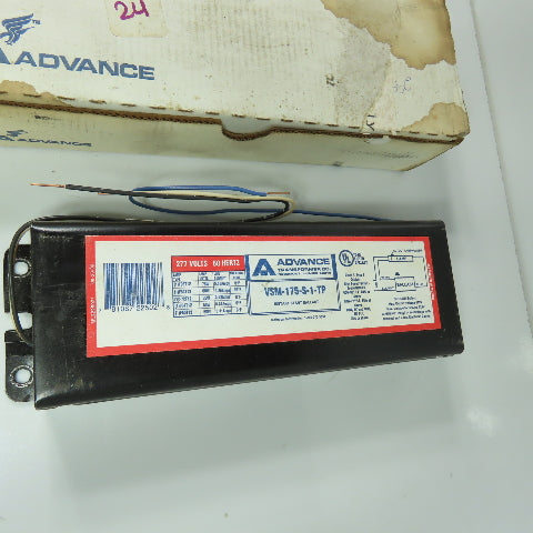 Advance VSM175STP Slimline Instant Start Ballast 277V 60Hz Lot Of 2
