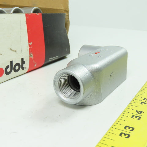 Red Dot ALL-1 Conduit Body LL Elbow 1/2" Lot Of 10