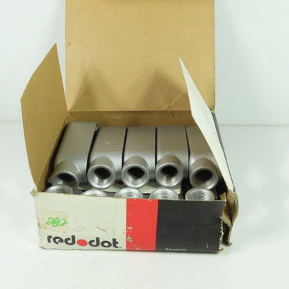 Red Dot ALL-1 Conduit Body LL Elbow 1/2" Lot Of 10