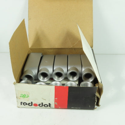Red Dot ALL-1 Conduit Body LL Elbow 1/2" Lot Of 10