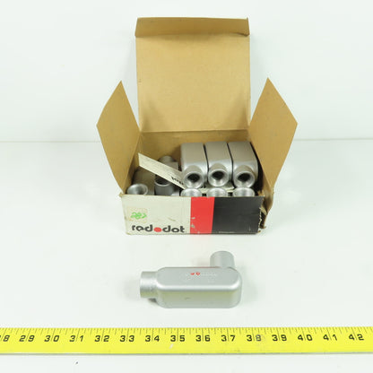 Red Dot ALL-1 Conduit Body LL Elbow 1/2" Lot Of 10