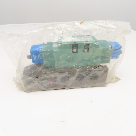 Numatics I35BB515MP00061 5/3 Position Open Center Pneumatic Solenoid Valve 24VDC