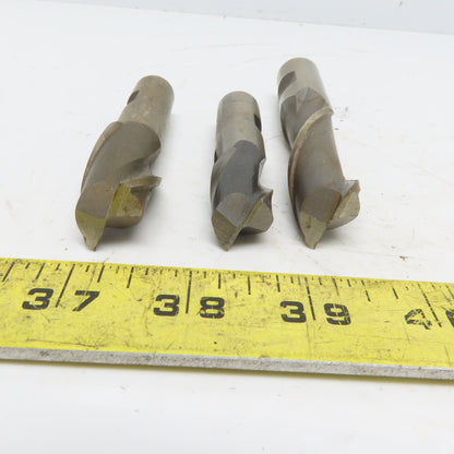 2 Flute HS End Mill (2) 3/4" & (1) 13-16" Sharp Lot of 3