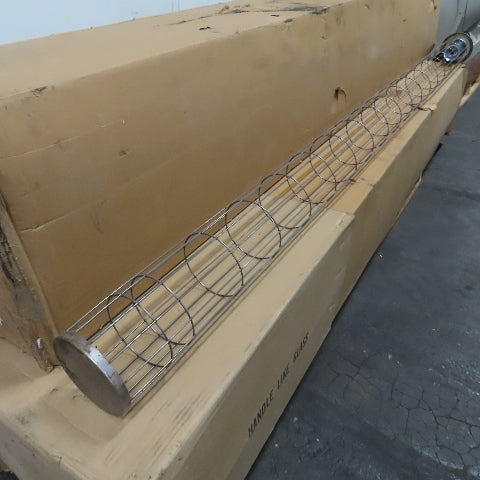Menardi 108" L x 6" Steel Dust Filter Bag Cage