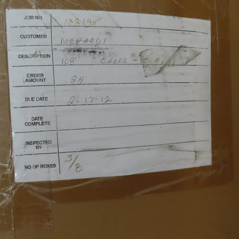 Menardi 108" L x 6" Steel Dust Filter Bag Cage