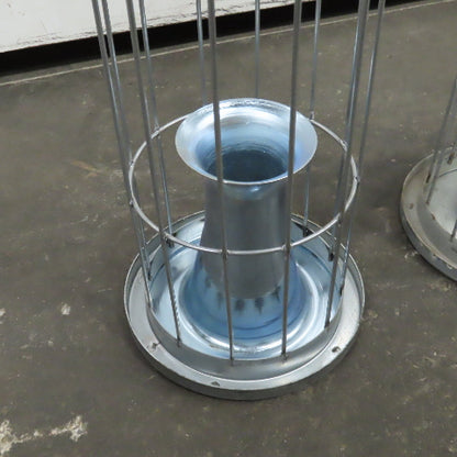 Menardi 72" L x 6" Steel Dust Filter Bag Cage Lot Of 5