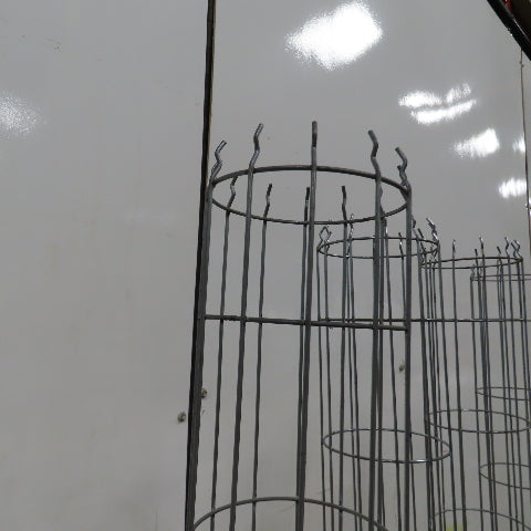 Menardi 72" L x 6" Steel Dust Filter Bag Cage Lot Of 5