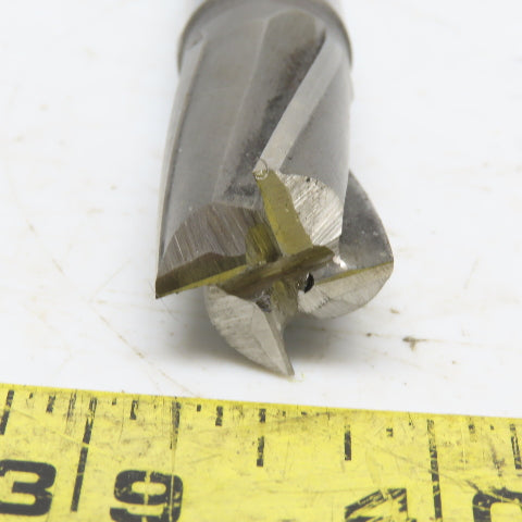 4 Flute HS End Mill W/#2 Morse Taper 1-1/4" LOC Sharp