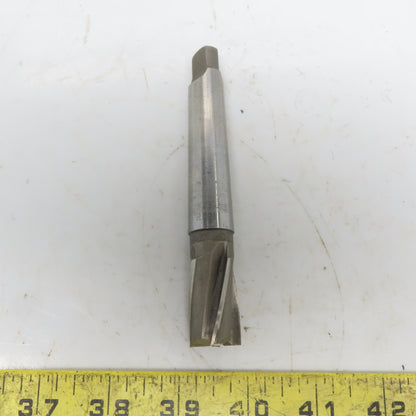 4 Flute HS End Mill W/#2 Morse Taper 1-1/4" LOC Sharp
