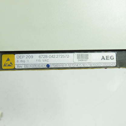 AEG DEP 209 Input Module 115VAC 8-Dig NEW