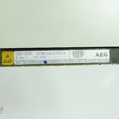 AEG DEP 209 Input Module 115VAC 8-Dig NEW