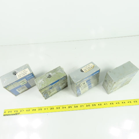 Thomas & Betts LT11 Steel City Two Gang Outlet Box (3) 1/2" Hubs Lot Of 4
