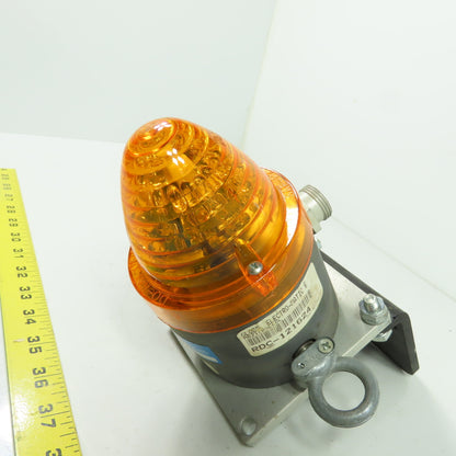 Electro-Matic EMCP31AL1SDX1D05 Amber Flashing Light W/Bracket 5-Pin Voltage Unkn