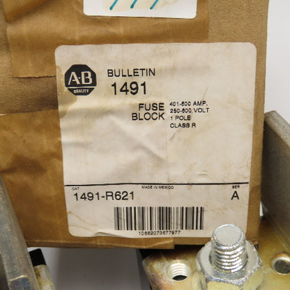 Allen Bradley 40023-080-51 1491-R621 600A 600V Single Pole Fuse Holder Block