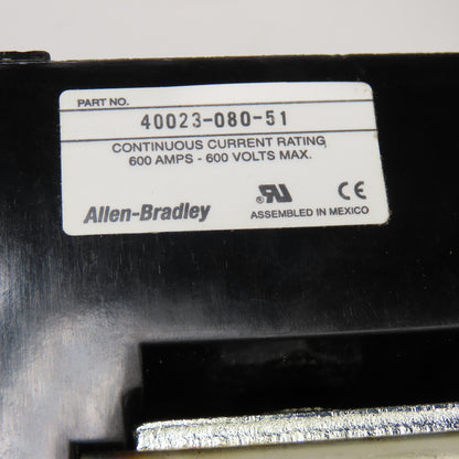 Allen Bradley 40023-080-51 1491-R621 600A 600V Single Pole Fuse Holder Block