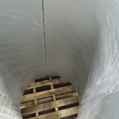32" ID x 59" OAL Flanged Round Galvanized Steel Duct Pipe