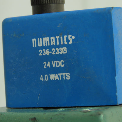 Numatics I35BB515M I34BB500M Pneumatic Solenoid Valve 3/4 230PSIG 24VDC Coil
